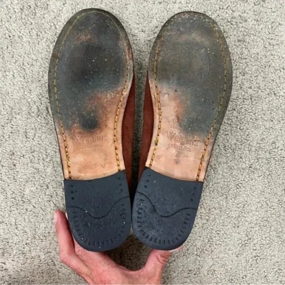 G.H. Bass Whitney Weejuns Loafer Size 10 Brown Hairy Suede - Picture 11 of 12